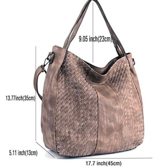 New Top Handle Leather Satchel Bag - Picture 3 of 8